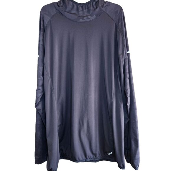 bcg Tops - Womens size 3X Gray Lightweight Stretch‎ Hoodie Pullover Top by BCG Zip Pocket